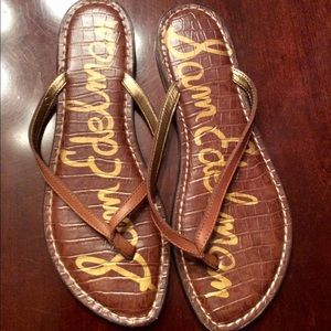 Sam Edelman Gracie Leather Sandal Thong Flip Flop